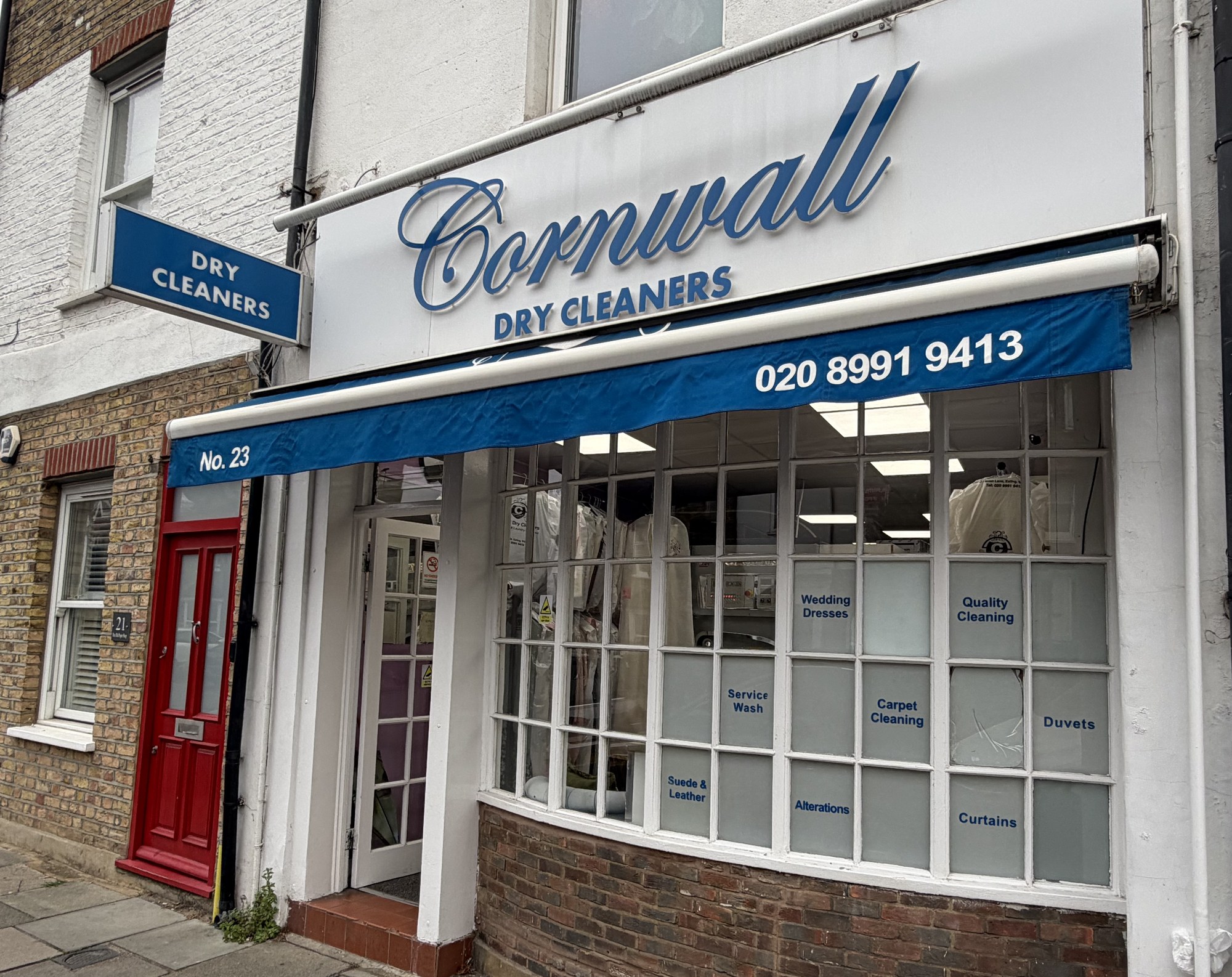 Option 2 Blue Awning